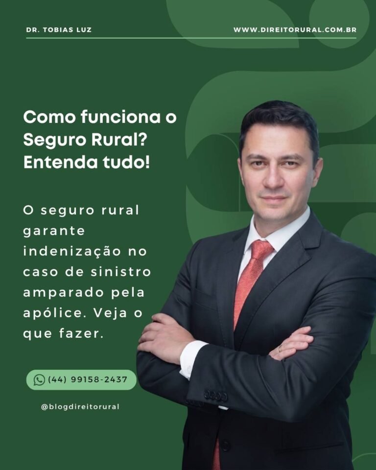 Como funciona o Seguro Rural? Entenda tudo!