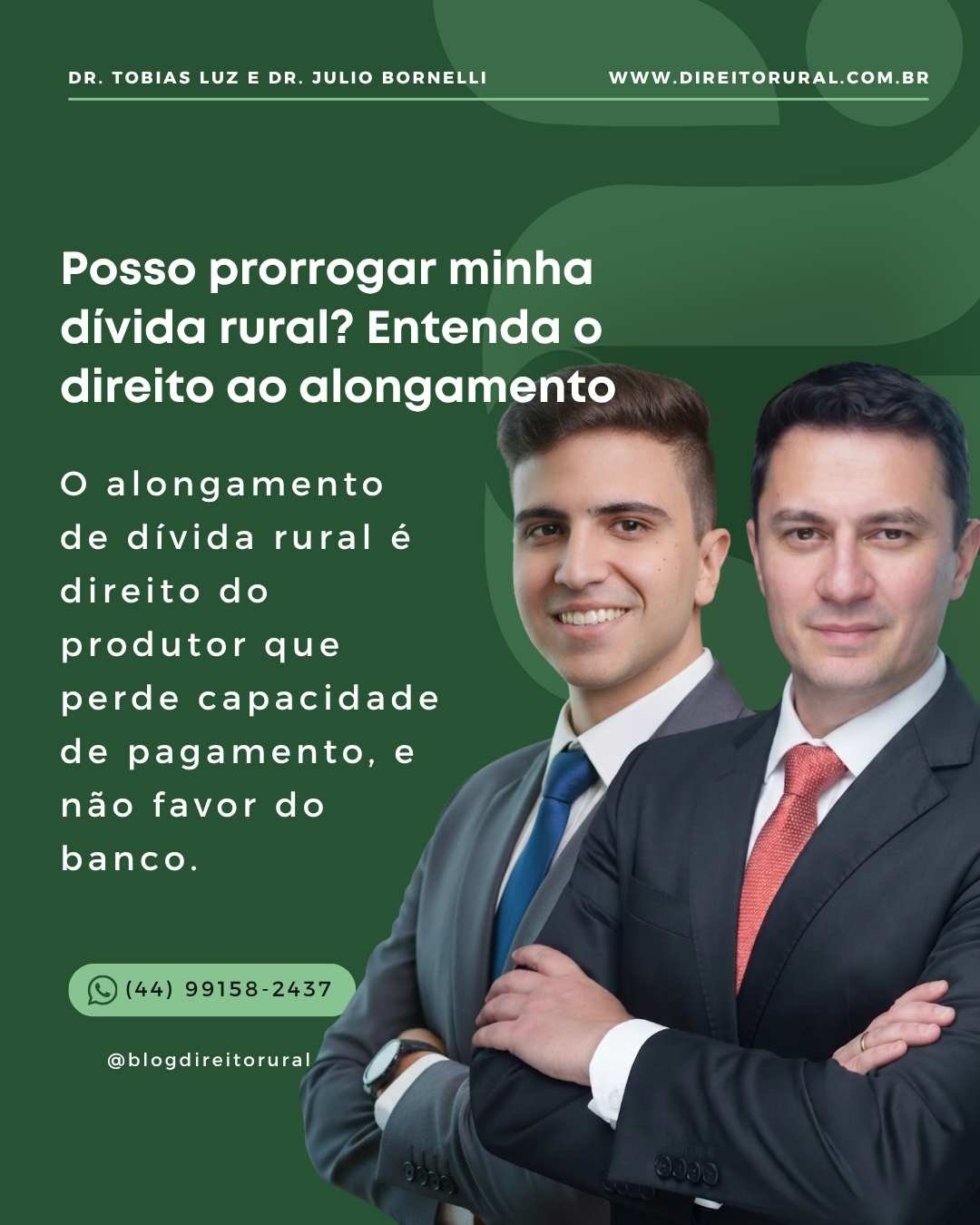 Posso prorrogar minha dívida rural? Entenda o direito ao alongamento