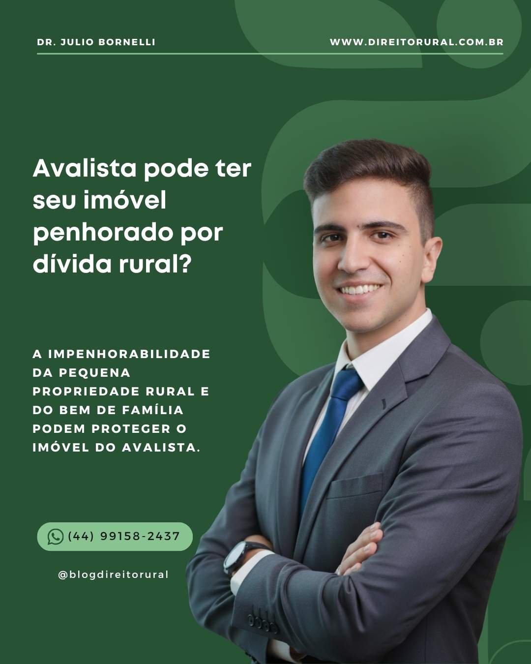 Avalista pode ter seu imóvel penhorado por dívida rural?