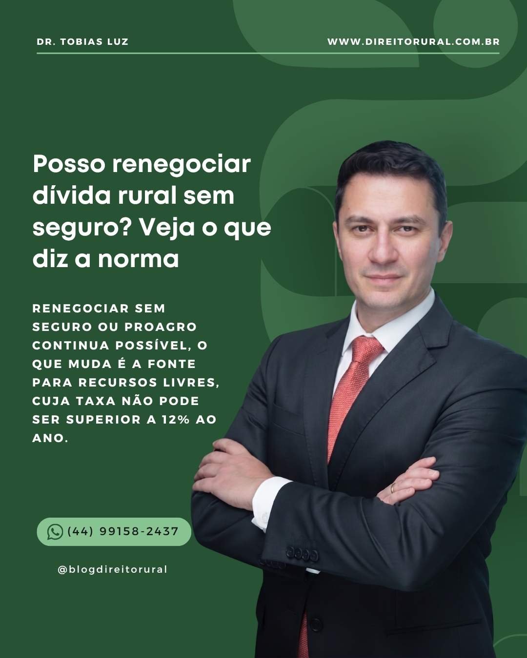 Posso renegociar dívida rural sem seguro? Veja o que diz a norma