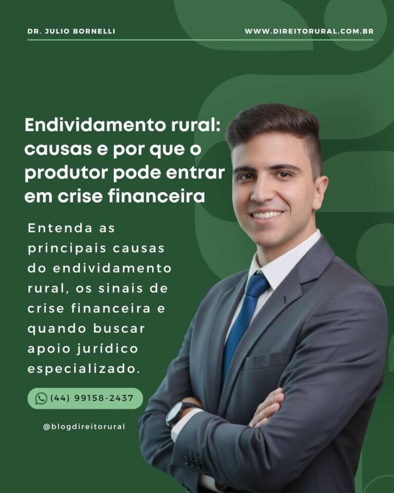Endividamento rural: causas e por que o produtor pode entrar em crise financeira