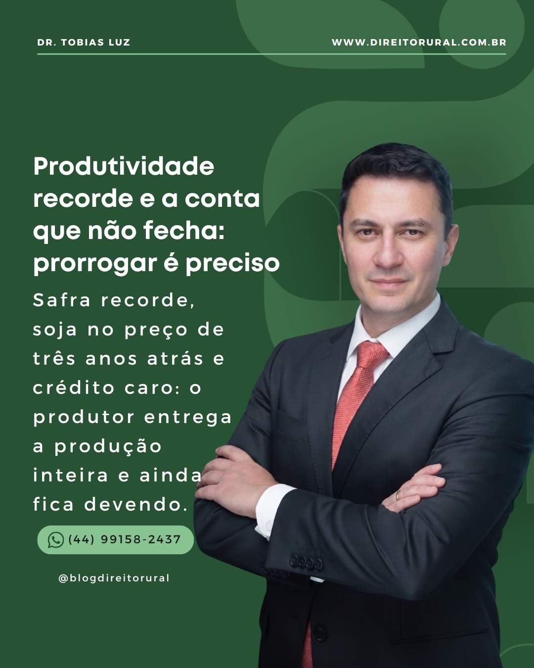 Produtividade recorde e a conta que não fecha: prorrogar é preciso