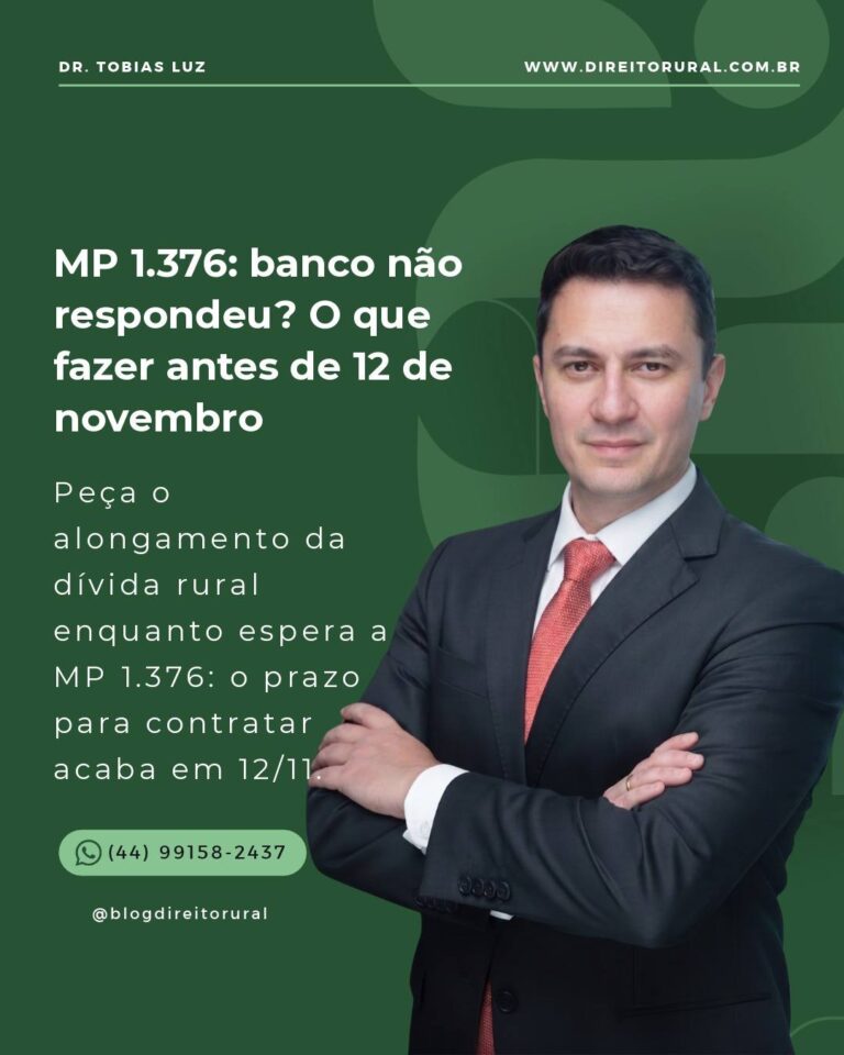 MP 1.376: banco não respondeu? O que fazer antes de 12 de novembro